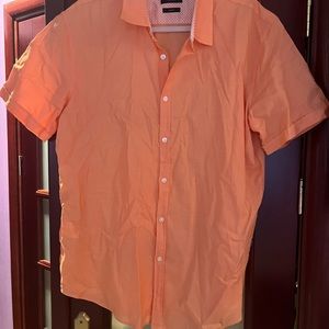 BOSS Slim Fit Printed Short Sleeve Shirt